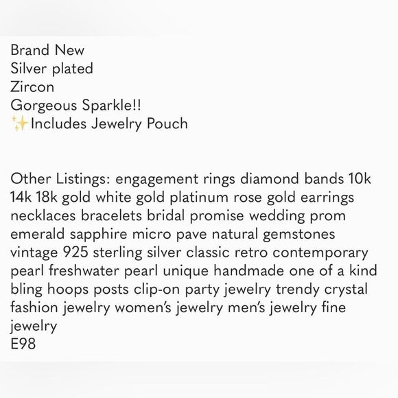 #16 Gorgeous Zircon Drop Earrings - Picture 5 of 6